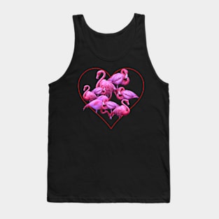 My Flamingo Heart Tank Top